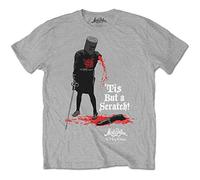Monty Python - T-Shirt # Xl Grey Unisex # Tis But a Scratch