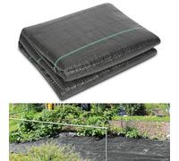 Monucep 1 m x 50 m de fieltro para malas hierbas, extrafuerte, 100 g/m², protege contra malas hierbas para grandes superficies, fieltro de jardín, permeable al agua para jardín, bancal, caminos