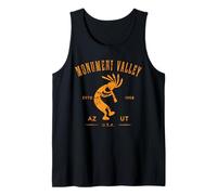 Monument Valley Arizona Utah Dancing Kokopelli Envejecido Camiseta sin Mangas