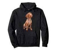 Monumento a Vizsla, Perro, mamá, papá, criador de Cachorros Sudadera con Capucha