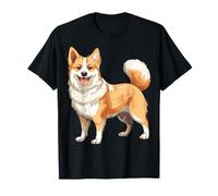 Monumento al Perro Noruego Lundehund, mamá, papá, criador de Cachorros Camiseta