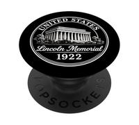 Monumento conmemorativo a Lincoln Monumento a Washington DC PopSockets PopGrip Adhesivo