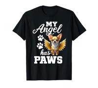 Monumento conmemorativo al perro ángel de Chihuahua My Angel Has Paws Camiseta