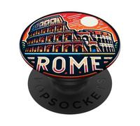 Monumentos de la Antigua Roma Y Vacaciones en Italia PopSockets PopGrip Adhesivo