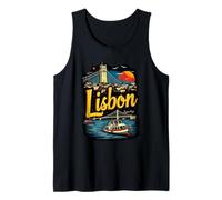 Monumentos de Lisboa | Recuerdos de Vacaciones en Portugal Camiseta sin Mangas