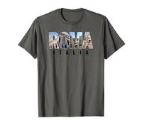 Monumentos Roma Italia Coliseo Panteón Foro Fontana di Trevi Camiseta