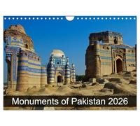 Monuments of Pakistan 2026 (Wall Calendar 2026 DIN A4 landscape), CALVENDO 12 Month Wall Calendar: The best photos from Wiki Loves Monuments, the world's largest photo competition on Wikipedia