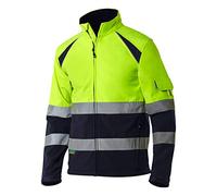 MONZA OBREROL Chaqueta De Trabajo Reflectante Softshell Alta Visibilidad de Hombre Profesional. Ref: 4756