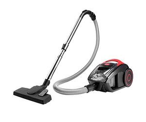 Monzana® Aspirador Ciclónico 900W Sin Bolsa Filtro Hepa Lavable Depósito 1,5L Rojo Cable 5m Aspiradora Potente