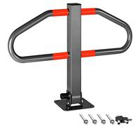 MONZANA® Barrera Parking Abatible 2 Llaves Bolardo Aparcamiento Acero