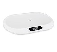 Monzana Báscula Digital para Bebés y Recien Nacidos hasta 20Kg Pantalla LED Apagado Automático Función Tara 55x32cm