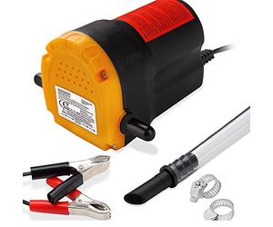 Monzana Bomba extractora de Aceite y diésel Bomba de aspiración de 12V 80W rápido y Sencillo Aceite 1L/min