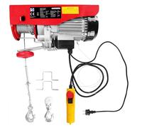 MONZANA® Cabestrante Eléctrico 300/600 kg altura de elevación Polipasto para garaje taller cable de control herramienta