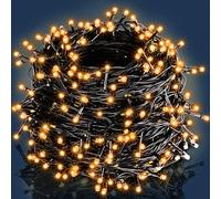 MONZANA® Cadena de Luces Navidad 200 LED 20m Blanco Cálido Exterior Interior Decoración Fiestas Luces Hadas