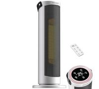 Calefactor cerámico blanco 2000W 4 modos 15-35°C incl mando