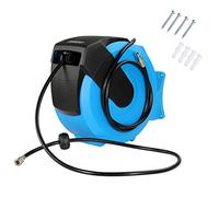 Monzana Carrete de Manguera Automático de 30m Soporte de Pared Aire Comprimido Conexión 1/4' Portamanguera