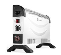 MONZANA® Convector Eléctrico, Radiador, Calefactor, 2000W, Estufa, Temporizador 24H, Calefaccion Silenciosa Termostato, 3 Niveles Potencia Aire Caliente