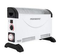MONZANA® Convector Eléctrico, Radiador, Calefactor, 2000W, Estufa, Temporizador 24H, Calefaccion Silenciosa Termostato, 3 Niveles Potencia Aire Caliente