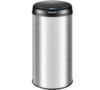 Cubo de basura con sensor acero inoxidable Plateado 50L