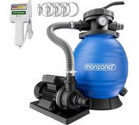 Depuradora piscina sistema filtro de arena 10200L/h 4 vías