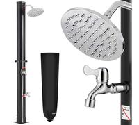 Monzana Ducha Solar para Piscina Jardín Agua Caliente 20L Duchas Exterior de Pies Camping Tanque Grande