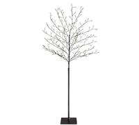 Monzana Lámpara Árbol 200 Leds Blanco Cálido Flores de Cerezo 180cm Interior Exterior Mando a Distancia