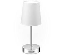 Monzana® Lámpara de Mesita de Noche 32cm Blanca Dormitorio