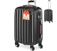 Monzana® Maleta de Mano Rígida M con 4 Ruedas Equipaje de Viaje Asa Telescópica Negro