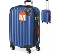 MONZANA® Maleta Rígida Negro Equipaje de Viaje 34L peso 2,25Kg con ruedas 360° trolley 2