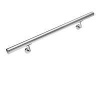 Monzana Pasamanos de Acero Inoxidable Barandilla de Pared para Escalera 100cm Soporte Pared Interior Exterior