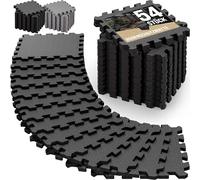 MONZANA® Set 54x Esterillas Fitness Puzzle Set Goma EVA Protección Suelo Tatami Yoga Máquinas Piscina Deporte Gimnasio Alfombrilla Expandible Aislamiento Térmico Acústico 30x30cm 4,6m²
