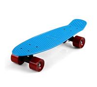 Monzana® Skateboard Monopatín Vintage Retro 22' con Ruedas ABEC 7 LED Patineta Juguete Deporte Exterior