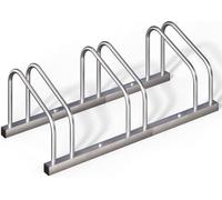 Monzana® Soporte para Aparcar 3 Bicicletas Aparcamiento Estacionamiento Bicis 30-65mm de Ancho Suelo Pared