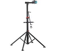 MONZANA® Soporte para Bicicletas Caballete Montaje Bici Plegable Altura Regulable 108-195cm Barra Telescópica Giratoria 360° Estable Carga hasta 30Kg