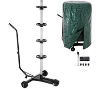 Monzana Soporte para neumáticos Llantas de hasta 225mm Set Completo con Funda Protectora para Garaje