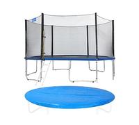 Monzana Trampolín Ø426cm Juego Completo Cama elástica Red de Seguridad Escalera Certificado TÜV SÜD GS