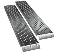 MONZANAŽ 2X Rampas de Carga de Acero Galvanizado Antideslizante hasta 400 kg Rampa de Acceso Entrada Motos Vehículos