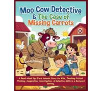 Moo Cow Detective & The Case of Missing Carrots: A Read-Aloud Spy Farm Animals Story for Kids, Teaching Critical Thinking, Cooperation, Investigation, ... Cow Farm Animals Picture stories for Kids)