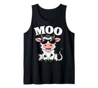 Moo Cow - Funny Farmer Cow For Men Women Kids Boys and Girls Camiseta sin Mangas