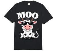 Moo Cow - Funny Farmer Cow For Men Women Kids Boys and Girls Comfort Colors Adult Heavyweight T-Shirt