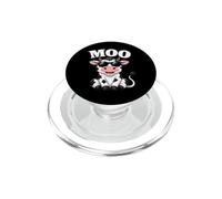 Moo Cow - Funny Farmer Cow For Men Women Kids Boys and Girls PopSockets PopGrip para MagSafe