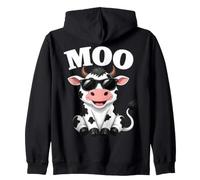 Moo Cow - Funny Farmer Cow For Men Women Kids Boys and Girls Sudadera con Capucha