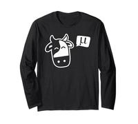 Moo Cow Goes Mu Quantum Partículas Física Muon Broma Manga Larga
