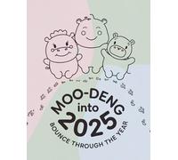 Moo-Deng Into 2025: Bounce Through the Year: A Fun 2025 Planner Featuring the Famous Moo-Deng - Perfect Gift for Pygmy Hippo Fans!
