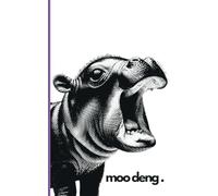 Moo Deng Rainbow Pride Classic Notebook, Line Ruled, 190 Pages: LGBTQ+ Gay Pride Design Notebook with Moo Deng the Pygmy Hippo, Perfect for Journaling and Note-Taking