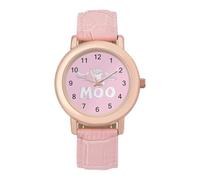 Moo, I Am A Cow - Reloj de pulsera para mujer, correa suave, regalo para cumpleaños, día de San Valentín, Estilo:, regular, MHXYZHW