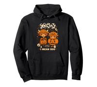 Moo I Mean Boo Highland Cow Halloween Cute Cow Sudadera con Capucha