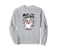 Moo... me Refiero a Boo Funny Cow Halloween Sudadera