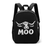 Moo - Mochila casual con texto en inglés "I Am A Cow" para uso diario, para mujeres y hombres