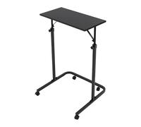 MooBeey Mesa de ordenador de acero con 4 ruedas universales, 91-123,5 cm, altura ajustable, mesa de caminar, mesa de entrenamiento, tabla de entrenamiento para bicicleta, mesa de fitness